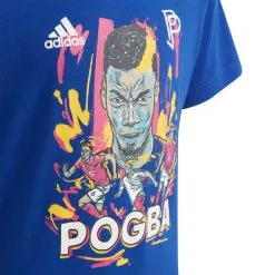 Camiseta Adidas Paul Pogba Graphic Niño -tienda de material de futbol camiseta adidas paul pogba graphic nino semi lucid blue 3