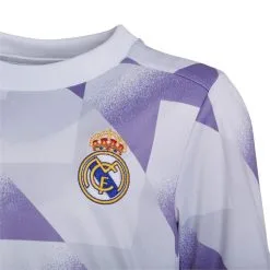Camiseta Adidas Real Madrid CF Pre-Match 2022-2023 -tienda de material de futbol camiseta adidas real madrid cf pre match 2022 2023 white dash grey magic lilac 3