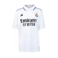 Camiseta Adidas Real Madrid CF Primera Equipación 2022-2023 Niño -tienda de material de futbol camiseta adidas real madrid cf primera equipacion 2022 2023 nino white 1
