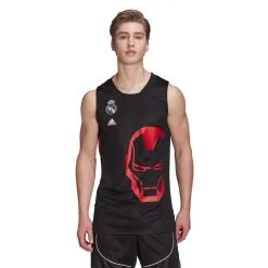 Camiseta Adidas Real Madrid CF Fanswear Avengers -tienda de material de futbol camiseta adidas real madrid fanswear temp. 202122 avengers pack adulto black 2 1