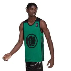 Camiseta Adidas Real Madrid CF Fanswear Avengers -tienda de material de futbol camiseta adidas real madrid fanswear temp. 202122 avengers pack adulto green 1