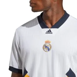 Camiseta Adidas Real Madrid CF Fanswear Icon -tienda de material de futbol camiseta adidas real madrid lifestyle icon pack 2022 2023 white 4