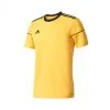 Camiseta Adidas Squadra 17 M/c -tienda de material de futbol camiseta adidas squadra 17 mc amarillo negro 0