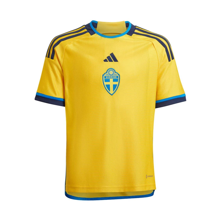 Camiseta Adidas Suecia Primera Equipación 2022-2023 Niño 3 Camiseta Adidas Suecia Primera Equipación 2022-2023 Niño