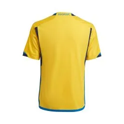 Camiseta Adidas Suecia Primera Equipación 2022-2023 Niño 5 Camiseta Adidas Suecia Primera Equipación 2022-2023 Niño -tienda de material de futbol camiseta adidas suecia primera equipacion mundial qatar 2022 nino yellow 1