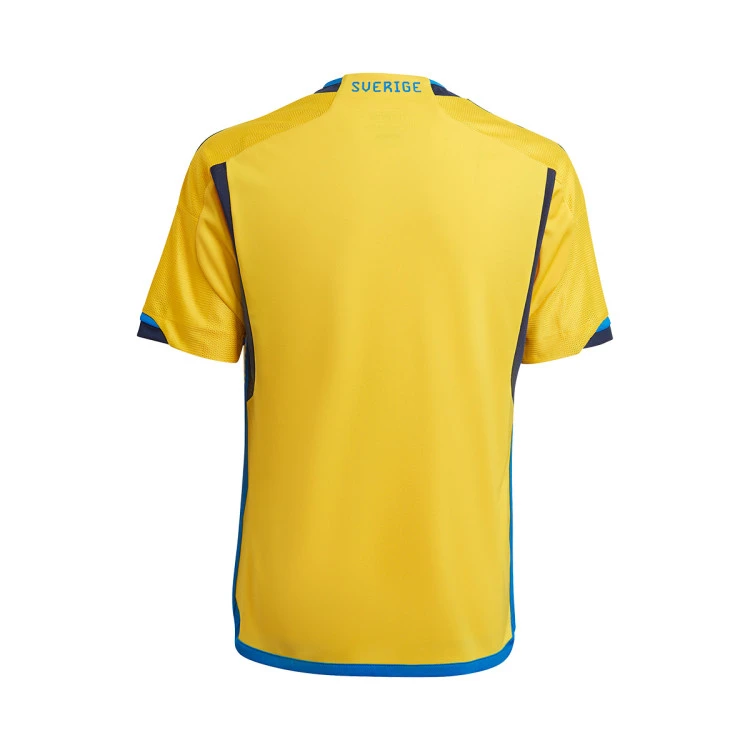 Camiseta Adidas Suecia Primera Equipación 2022-2023 Niño 4 Camiseta Adidas Suecia Primera Equipación 2022-2023 Niño - Imagen 2