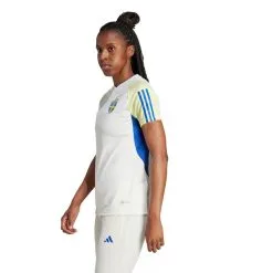 Camiseta Adidas Suecia Training Mundial Femenino 2023 Mujer -tienda de material de futbol camiseta adidas suecia training mundial femenino 2023 mujer off white 2
