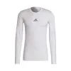 Camiseta Adidas Techfit Top Long Sleeve -tienda de material de futbol camiseta adidas techfit top long sleeve white 0
