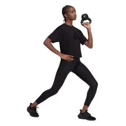 Camiseta Adidas Train Icons Bar 3 Mujer -tienda de material de futbol camiseta adidas train icons bar 3 mujer black 3