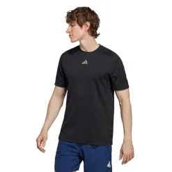 Camiseta Adidas Woven Entry -tienda de material de futbol camiseta adidas woven entry black 1