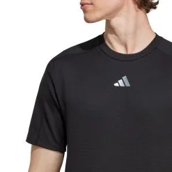 Camiseta Adidas Woven Entry -tienda de material de futbol camiseta adidas woven entry black 3