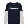 Camiseta Champion Legacy Big Logo Sleeves -tienda de material de futbol camiseta champion legacy big logo sleeves dark marinegrey 0
