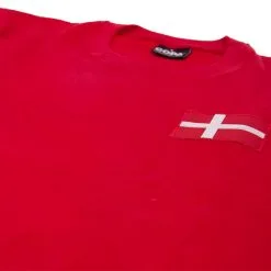 Camiseta COPA Denmark 1970's Retro Football -tienda de material de futbol camiseta copa denmark 1970s retro football red 3