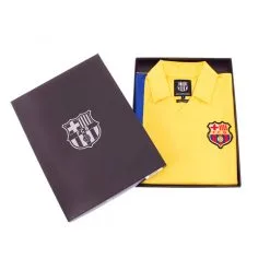 Camiseta COPA FC Barcelona 1981 - 82 Retro -tienda de material de futbol camiseta copa fc barcelona 1981 82 away retro football shirt yellow 3