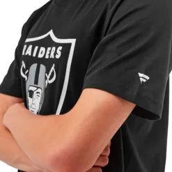Camiseta Fanatics Seasonal Essentials Las Vegas Raiders -tienda de material de futbol camiseta fanatics seasonal essentials las vegas raiders black 2