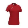 Camiseta Joma Academy III M/c Mujer -tienda de material de futbol camiseta joma academy iii mc mujer rojo blanco 0