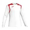 Camiseta Joma Championship V M/l -tienda de material de futbol camiseta joma champion v ml blanco rojo 0