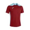 Camiseta Joma Championship VI M/c -tienda de material de futbol camiseta joma championship mc vi burdeos celeste 0