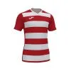 Camiseta Joma Europa IV M/c -tienda de material de futbol camiseta joma europa iv mc rojo blanco 0