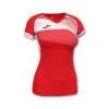 Camiseta Joma Supernova II M/c Mujer -tienda de material de futbol camiseta joma supernova ii mc mujer rojo blanco 0
