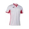Camiseta Joma Toletum II M/c -tienda de material de futbol camiseta joma toletum ii mc blanco rojo 0