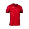 Camiseta Joma Toletum II M/c -tienda de material de futbol camiseta joma toletum ii mc rojo negro 0