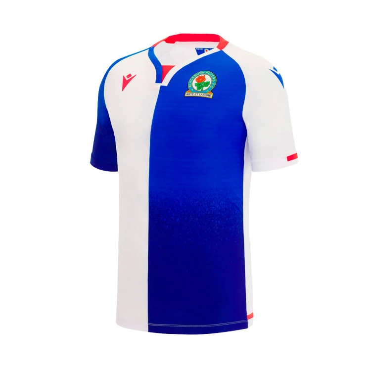 Camiseta Macron Blackburn Rovers FC Primera Equipación 2022-2023 3 Camiseta Macron Blackburn Rovers FC Primera Equipación 2022-2023