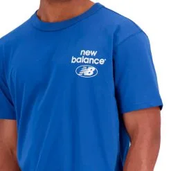 Camiseta New Balance Essentials Logo -tienda de material de futbol camiseta new balance essentials logo blue 2