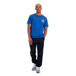 Camiseta New Balance Essentials Logo -tienda de material de futbol camiseta new balance essentials logo blue 3