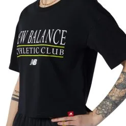 Camiseta New Balance Athletic Club Bilbao Fanswear 2021-2022 Mujer -tienda de material de futbol camiseta new balance nb essentials athletic club boxy tee black 001 negro 3