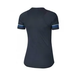 Camiseta Nike Academy 21 Training M/c Mujer -tienda de material de futbol camiseta nike academy 21 training mc mujer obsidian white royal blue 1