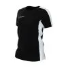 Camiseta Nike Academy 23 Training M/c Mujer -tienda de material de futbol camiseta nike academy 23 training mc mujer black white 0