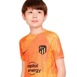 Camiseta Nike Atlético De Madrid Pre-Match 2022-2023 Niño -tienda de material de futbol camiseta nike atletico de madrid pre match 2022 2023 nino laser crimson 2