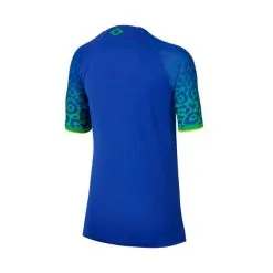 Camiseta Nike Brasil Segunda Equipación Stadium Mundial Qatar 2022 Niño -tienda de material de futbol camiseta nike brasil segunda equipacion stadium mundial qatar 2022 nino paramount blue 1