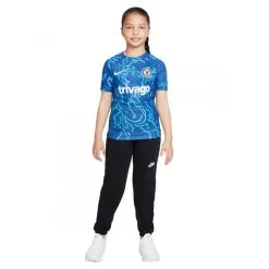 Camiseta Nike Chelsea FC Pre-Match 2022-2023 Niño -tienda de material de futbol camiseta nike chelsea fc pre match 2022 2023 nino chlorine blue chlorine blue 3