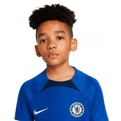 Camiseta Nike Chelsea FC Training 2022-2023 Niño -tienda de material de futbol camiseta nike chelsea fc training 2022 2023 nino rush blue college navy 2