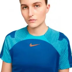 Camiseta Nike Dri-Fit Strike Mujer 7 Camiseta Nike Dri-Fit Strike Mujer -tienda de material de futbol camiseta nike di fit strike top mujer dark marina blue 2