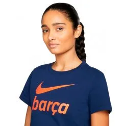 Camiseta Nike FC Barcelona Fanswear 2021-2022 Mujer -tienda de material de futbol camiseta nike fc barcelona fanswear 2021 2022 mujer blue void 2