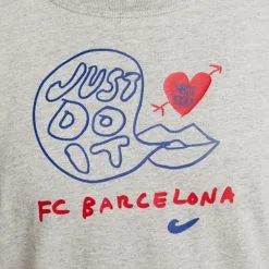 Camiseta Nike FC Barcelona Fanswear 2022-2023 Mujer -tienda de material de futbol camiseta nike fc barcelona fanswear 2022 2023 mujer dark grey heather 2