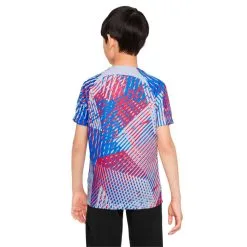Camiseta Nike FC Barcelona Pre-Match 2022-2023 Niño -tienda de material de futbol camiseta nike fc barcelona pre match 2022 2023 nino white sky grey 1