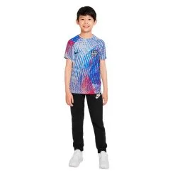 Camiseta Nike FC Barcelona Pre-Match 2022-2023 Niño -tienda de material de futbol camiseta nike fc barcelona pre match 2022 2023 nino white sky grey 3