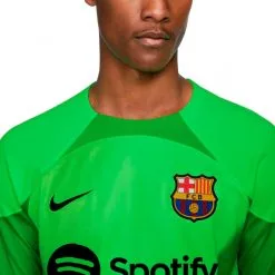 Camiseta Nike FC Barcelona Primera Equipación Stadium Portero 2022-2023 -tienda de material de futbol camiseta nike fc barcelona primera equipacion stadium portero 2022 2023 green strike mean green 2