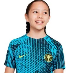 Camiseta Nike FC Inter De Milán Pre-Match 2022-2023 Niño -tienda de material de futbol camiseta nike fc inter de milan pre match 2022 2023 nino light current blue 2