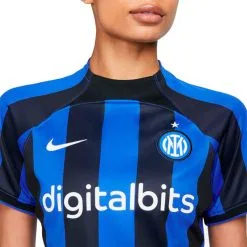 Camiseta Nike FC Inter De Milán Primera Equipación Stadium 2022-2023 Mujer -tienda de material de futbol camiseta nike fc inter de milan primera equipacion stadium 2022 2023 mujer lyon blue black 2