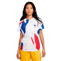 Camiseta Nike Francia Pre-Match Mundial Qatar 2022 Mujer