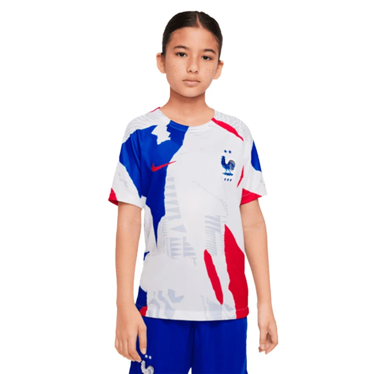 Camiseta Nike Francia Pre-Match Mundial Qatar 2022 Niño 3 Camiseta Nike Francia Pre-Match Mundial Qatar 2022 Niño