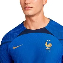 Camiseta Nike Francia Training Mundial Qatar 2022 -tienda de material de futbol camiseta nike francia training mundial qatar 2022 game royal midnight navy 2