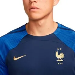 Camiseta Nike Francia Training Mundial Qatar 2022 -tienda de material de futbol camiseta nike francia training mundial qatar 2022 midnight navy game royal 2
