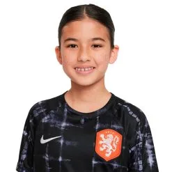 Camiseta Nike Holanda Pre-Match Mundial Qatar 2022 Niño -tienda de material de futbol camiseta nike holanda pre match mundial qatar 2022 nino black 2