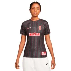 Camiseta Nike Liverpool FC X LeBron James 2022-2023 Mujer -tienda de material de futbol camiseta nike liverpool fc edicion especial 2022 2023 mujer anthracite gym red 2